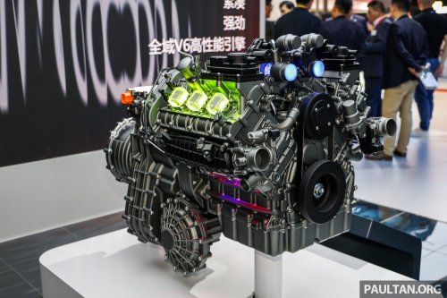 Horse Powertrain in Beijing – flat engines to convert EVs, even a V6! New Proton Perdana V6? Not so fast…