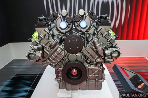 Proton, Horse Powertrain in Beijing – flat engines to convert EVs, even a V6! New Proton Perdana V6? Not so fast…