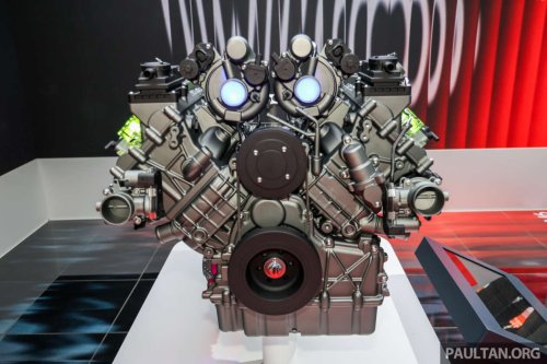 Proton, Horse Powertrain in Beijing – flat engines to convert EVs, even a V6! New Proton Perdana V6? Not so fast…