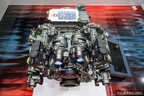 Horse Powertrain in Beijing – flat engines to convert EVs, even a V6! New Proton Perdana V6? Not so fast…