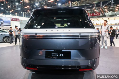 2026 Xpeng GX shown in Beijing – flagship SUV; EV up to 750 km CLTC, REEV 1,585 km combined; fr RM232k