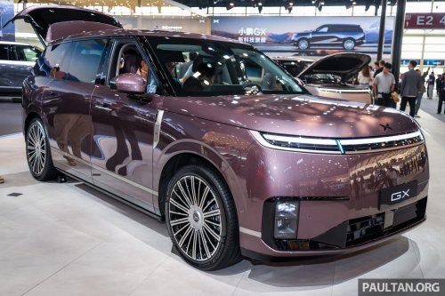 2026 Xpeng GX shown in Beijing – flagship SUV; EV up to 750 km CLTC, REEV 1,585 km combined; fr RM232k