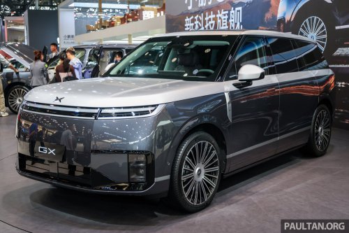 Xpeng, SUV, 2026 Xpeng GX shown in Beijing – flagship SUV; EV up to 750 km CLTC, REEV 1,585 km combined; fr RM232k