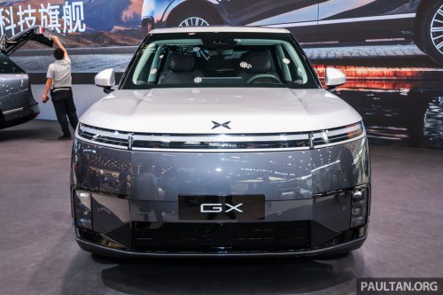 2026 Xpeng GX shown in Beijing – flagship SUV; EV up to 750 km CLTC, REEV 1,585 km combined; fr RM232k