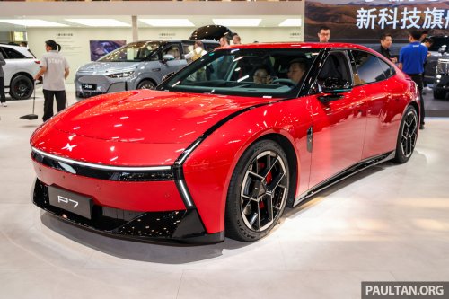 2026 Xpeng P7 on display in Beijing – up to 820 km CLTC, 594 PS; from RM118k; to be previewed at KLIMS