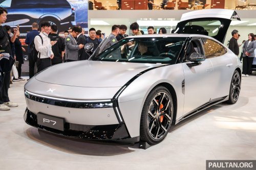 2026 Xpeng P7 on display in Beijing – up to 820 km CLTC, 594 PS; from RM118k; to be previewed at KLIMS