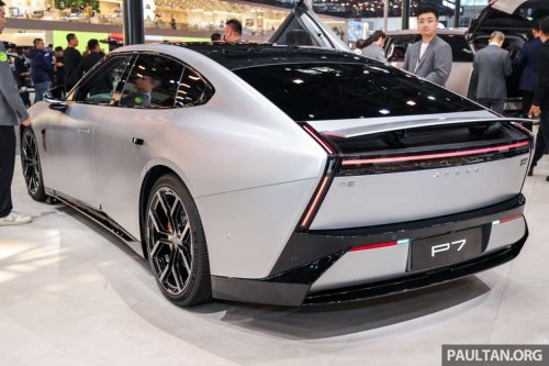 2026 Xpeng P7 on display in Beijing – up to 820 km CLTC, 594 PS; from RM118k; to be previewed at KLIMS