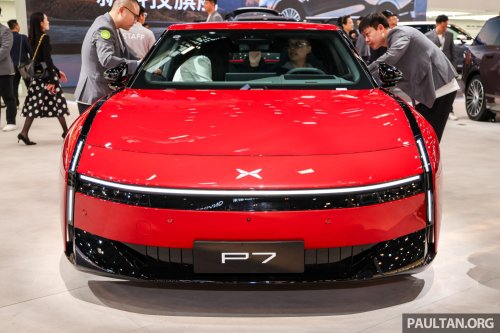 2026 Xpeng P7 on display in Beijing – up to 820 km CLTC, 594 PS; from RM118k; to be previewed at KLIMS