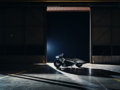 BMW Motorrad Vision K18 concept motorcycle shown