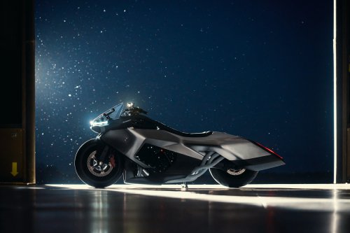 BMW Motorrad Vision K18 concept motorcycle shown