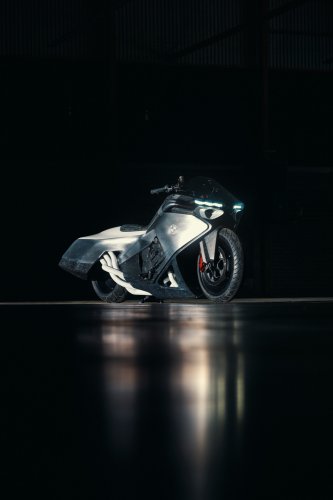 BMW Motorrad Vision K18 concept motorcycle shown