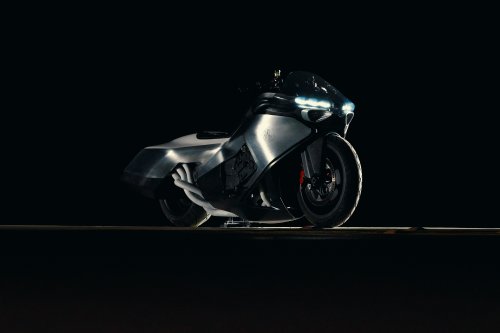 BMW Motorrad Vision K18 concept motorcycle shown