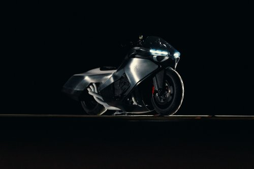 BMW Motorrad Vision K18 concept motorcycle shown