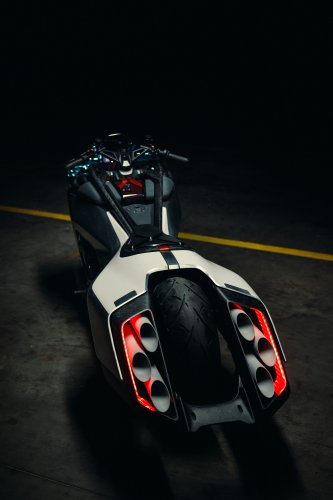 BMW Motorrad Vision K18 concept motorcycle shown