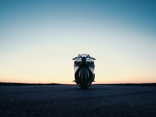 BMW Motorrad Vision K18 concept motorcycle shown