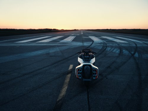 BMW Motorrad Vision K18 concept motorcycle shown