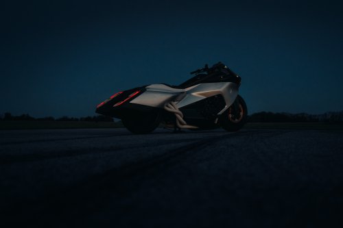 BMW Motorrad Vision K18 concept motorcycle shown