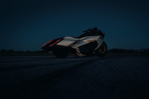 BMW Motorrad Vision K18 concept motorcycle shown