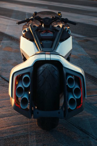 BMW Motorrad Vision K18 concept motorcycle shown