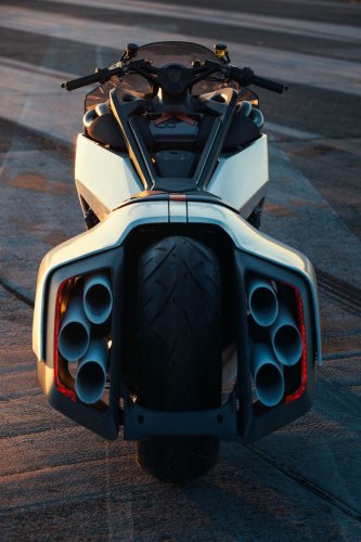 BMW Motorrad Vision K18 concept motorcycle shown