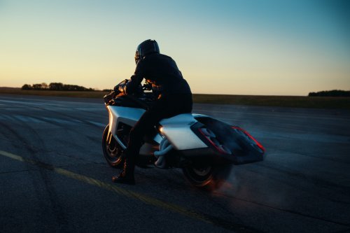BMW Motorrad Vision K18 concept motorcycle shown