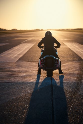 BMW Motorrad Vision K18 concept motorcycle shown