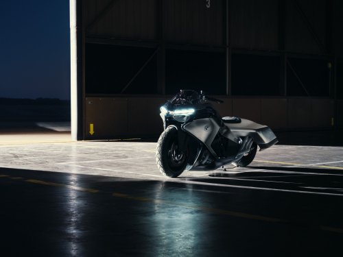 BMW Motorrad Vision K18 concept motorcycle shown