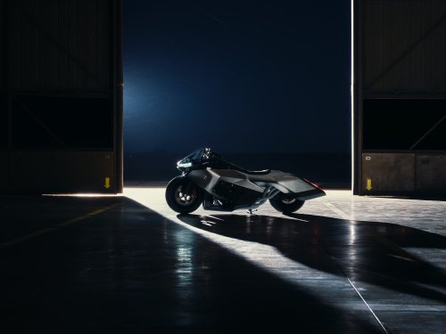 BMW Motorrad Vision K18 concept motorcycle shown