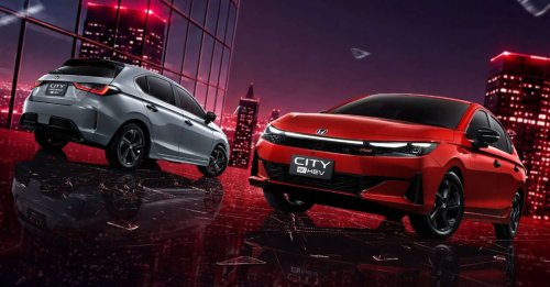 Honda, Honda City, Honda e, 2026 Honda City facelift in Thailand – new 360 cam, 10-inch HU, ambient lighting; e:HEV, VTEC Turbo variants