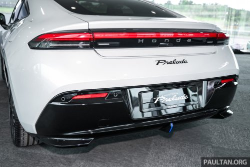 Honda Prelude previewed in Sepang, interior shown – 203 PS 2.0L e:HEV set for Malaysian debut next month