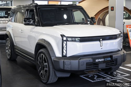 2026 iCaur 03 CKD launched in Malaysia – same specs as CBU; RM129,880 iWD; 279 PS, up to 418 km NEDC