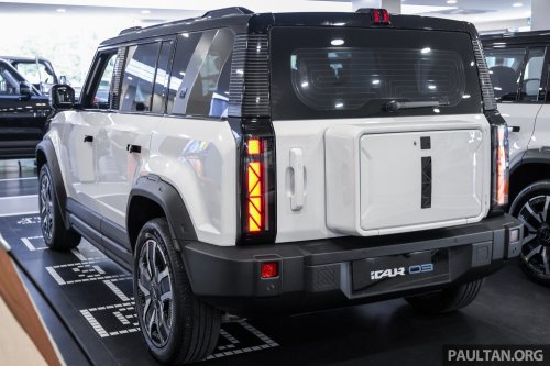 2026 iCaur 03 CKD launched in Malaysia – same specs as CBU; RM129,880 iWD; 279 PS, up to 418 km NEDC