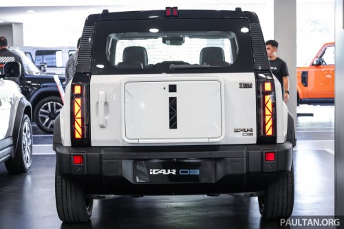 2026 iCaur 03 CKD launched in Malaysia – same specs as CBU; RM129,880 iWD; 279 PS, up to 418 km NEDC