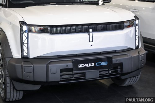 2026 iCaur 03 CKD launched in Malaysia – same specs as CBU; RM129,880 iWD; 279 PS, up to 418 km NEDC