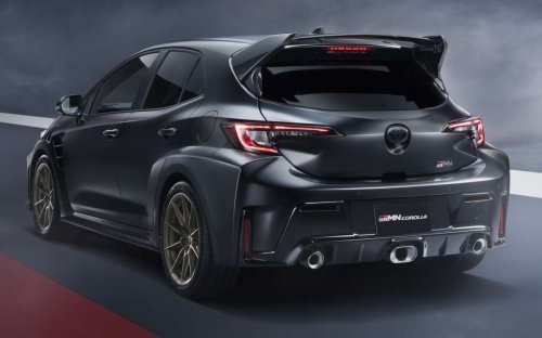 Toyota, Toyota Corolla, Toyota GRMN Corolla – hardcore 2-seat hot hatch, 6MT only; 5-seat Morizo RR with 8AT also being developed