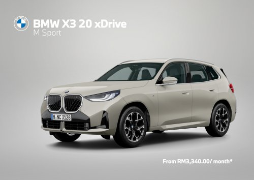 BMW, BMW X3, 2026 BMW X3 30 xDrive M Sport gallery in Malaysia – from RM359k, RM33k more than X3 20; more kit, power