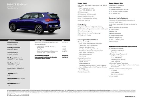 BMW, BMW X3, 2026 BMW X3 30 xDrive M Sport gallery in Malaysia – from RM359k, RM33k more than X3 20; more kit, power