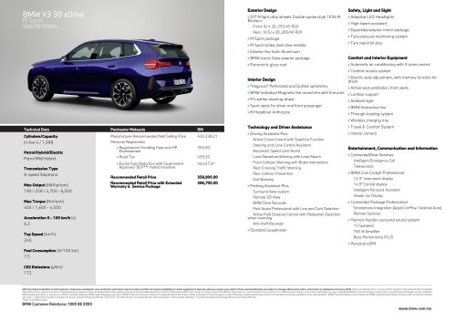 BMW, BMW X3, 2026 BMW X3 30 xDrive M Sport gallery in Malaysia – from RM359k, RM33k more than X3 20; more kit, power