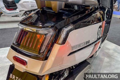 2026 Brixton Moucca scooter in Malaysia, RM12,888