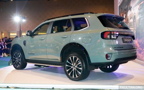 Ford, Ford Everest, Ford Everest Platinum launched in Malaysia – 2.0L and 3.0L V6 diesels, RM349k-RM431k; Sport 2.0L updated