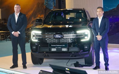 Ford, Ford Everest, Ford Everest Platinum launched in Malaysia – 2.0L and 3.0L V6 diesels, RM349k-RM431k; Sport 2.0L updated