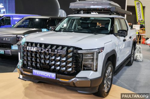 AWD, Maxus eTerron 9 EV pick-up debuts – 442 PS, AWD, 430 km WLTP, RM224k; Terron 9 2.5L diesel, RM141k