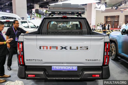 Maxus eTerron 9 EV pick-up debuts – 442 PS, AWD, 430 km WLTP, RM224k; Terron 9 2.5L diesel, RM141k