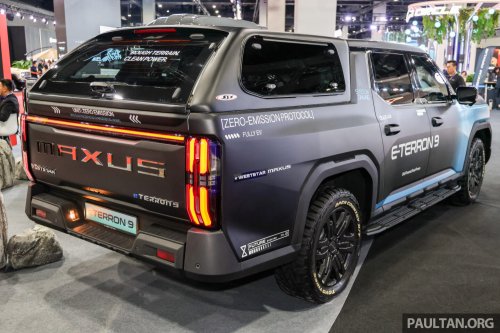 Maxus eTerron 9 EV pick-up debuts – 442 PS, AWD, 430 km WLTP, RM224k; Terron 9 2.5L diesel, RM141k