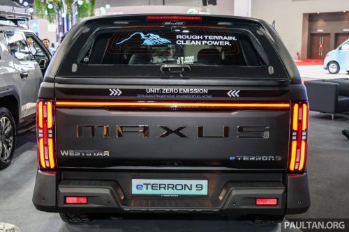 Maxus eTerron 9 EV pick-up debuts – 442 PS, AWD, 430 km WLTP, RM224k; Terron 9 2.5L diesel, RM141k
