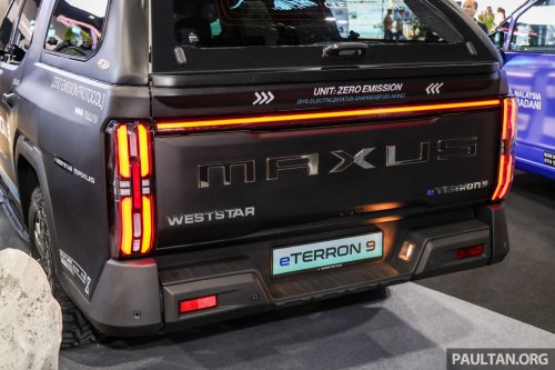 Maxus eTerron 9 EV pick-up debuts – 442 PS, AWD, 430 km WLTP, RM224k; Terron 9 2.5L diesel, RM141k
