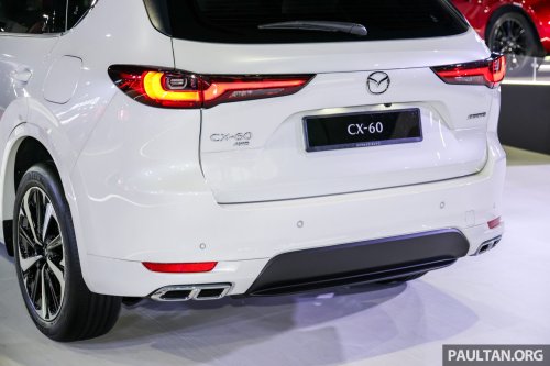 Mazda CX-60 3.3L MHEV launched in Malaysia – inline-six cylinder turbo petrol, CBU Japan; RM252k OTR