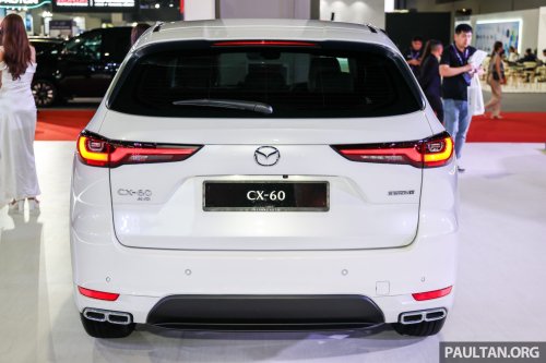 Mazda CX-60 3.3L MHEV launched in Malaysia – inline-six cylinder turbo petrol, CBU Japan; RM252k OTR