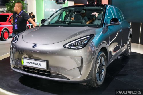 Proton eMas 5 CKD shown in Malaysia – new tonneau cover also for current owners, still 325 km, fr RM57k
