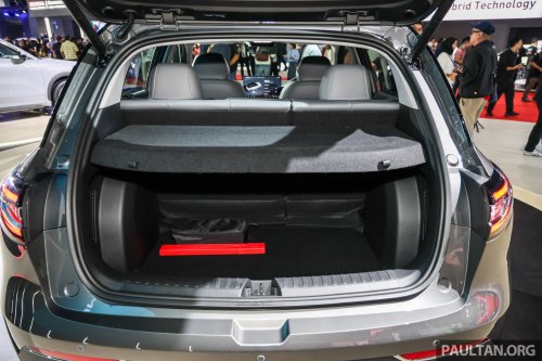 Proton, Proton eMas 5 CKD shown in Malaysia – new tonneau cover also for current owners, still 325 km, fr RM57k